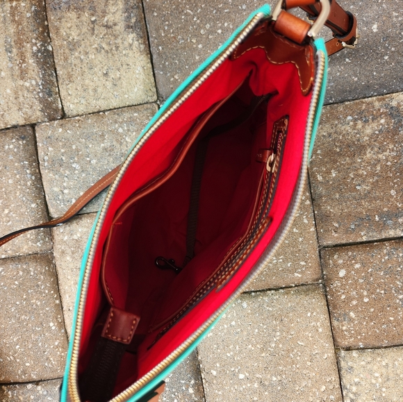 NWT Dooney and Bourke Canvas Crossbody Purse - Picture 6 of 6